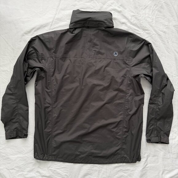 MARMOT PreCip Eco Raincoat Windbreaker Jacket Steel Onyx Gray XL - Picture 9 of 14